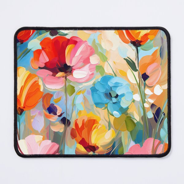 Item preview, Artistic vivid colours abstract oil painting flower 20 designed and sold by UnaWu533.