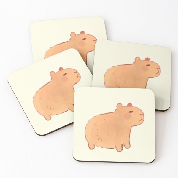 Item preview, Capybara illustration  designed and sold by Mayarart.