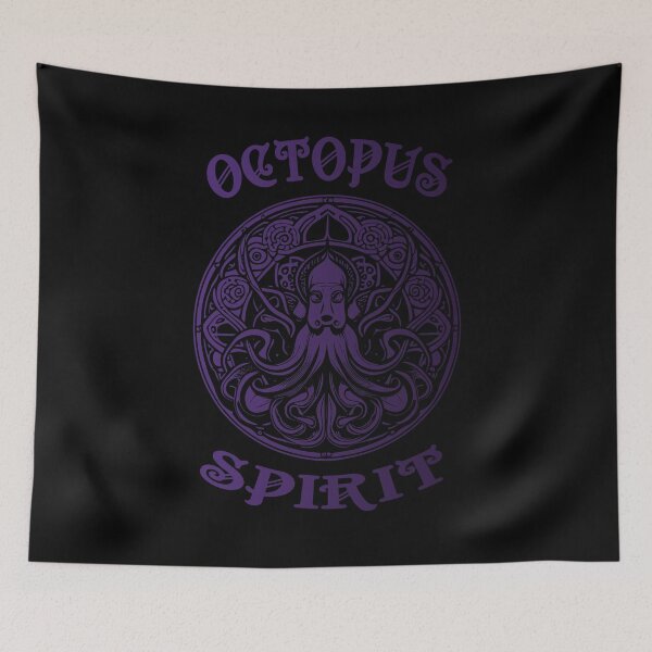 Item preview, Octopus Spirit - Indigo designed and sold by Soulemotion.