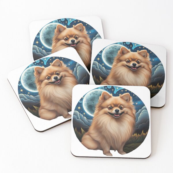 Item preview, Pomeranian by moonlight  designed and sold by kentHdesigns.