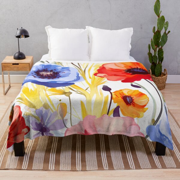 Item preview, Artistic vivid colours abstract oil painting flower 23 designed and sold by UnaWu533.