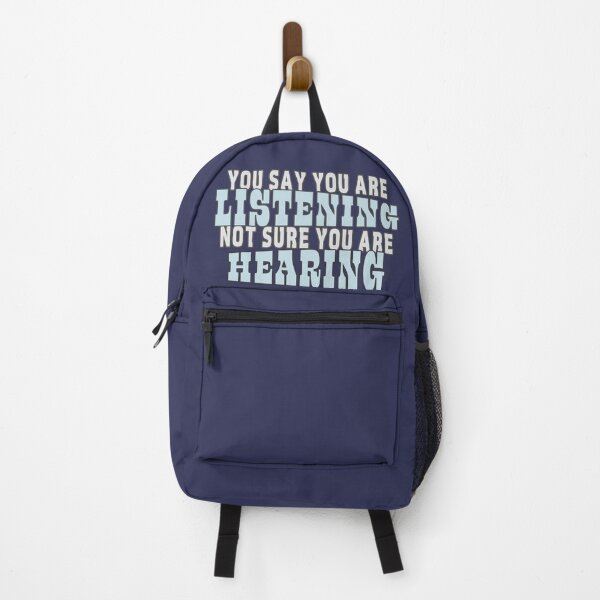 Item preview, Listening vs. Hearing - Blue designed and sold by Fanarchist.