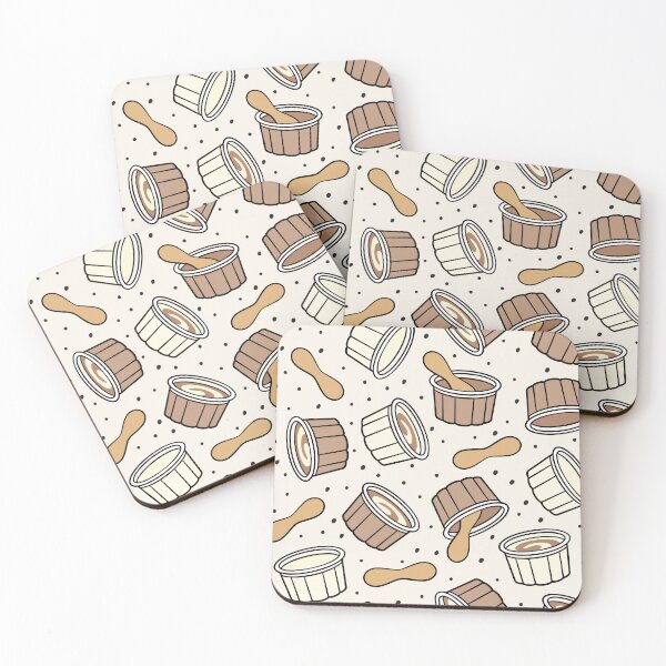 Item preview, ice cream with wooden spoons - cream designed and sold by littlearrow.