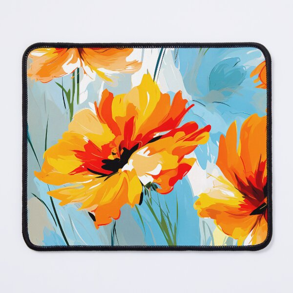 Item preview, Artistic vivid colours abstract oil painting flower 24 designed and sold by UnaWu533.