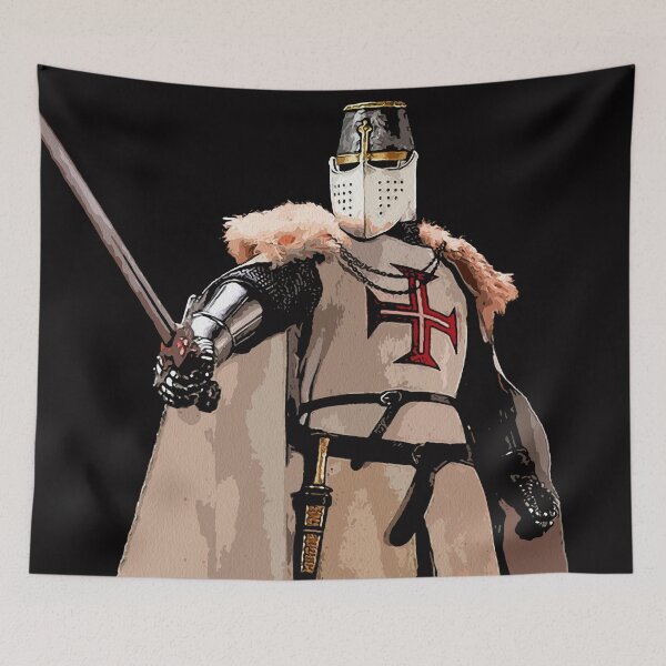 Item preview, Templar Knight - Red Cross designed and sold by AM FineArtPrints.