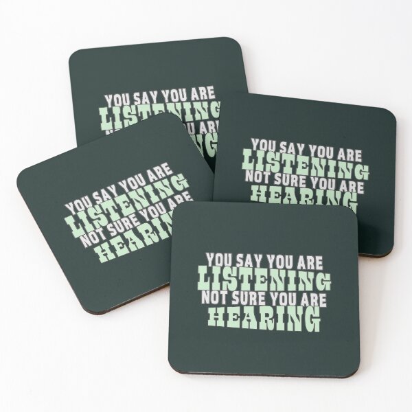 Item preview, Listening vs. Hearing - Minty designed and sold by Fanarchist.