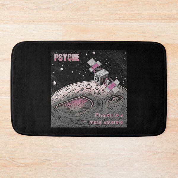 Item preview, Psyche mission to a metal asteroid logo (retro) designed and sold by SolidEarthArt.