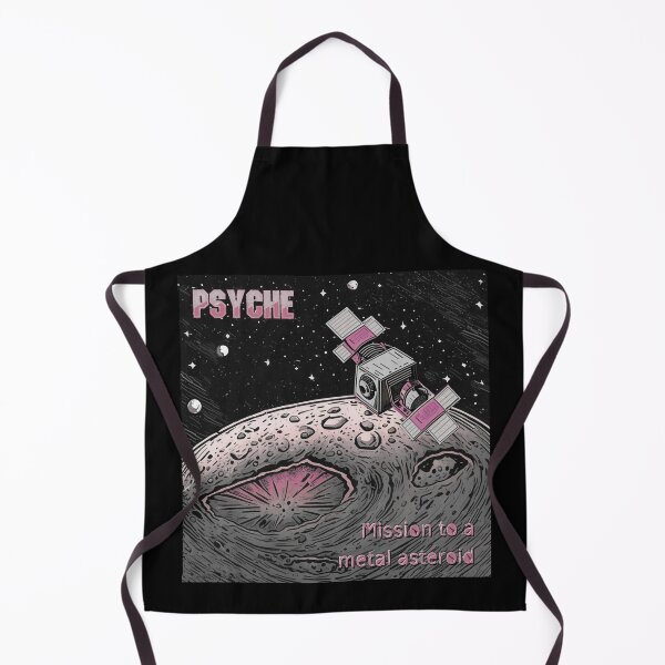 Item preview, Psyche mission to a metal asteroid logo (retro) designed and sold by SolidEarthArt.