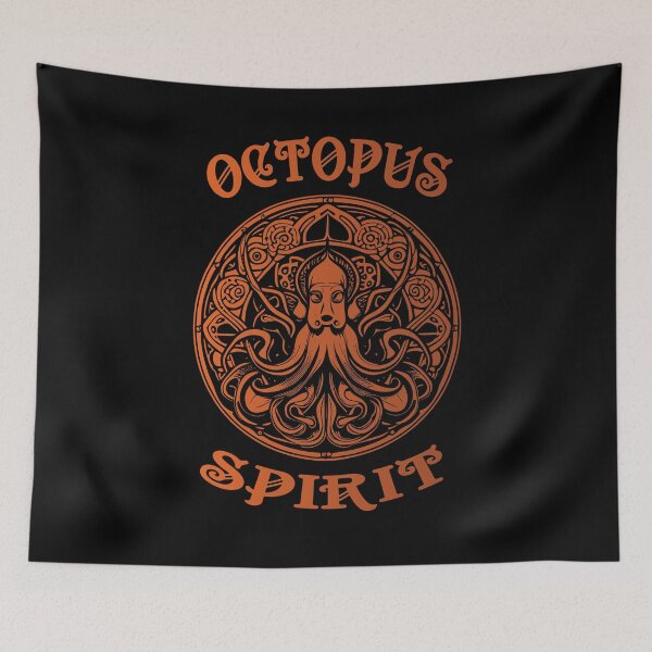 Item preview, Octopus Spirit - Orange designed and sold by Soulemotion.