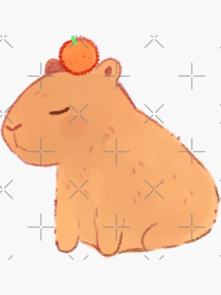 capybara, Tumblr, Capybara, Animal drawings, Cute art