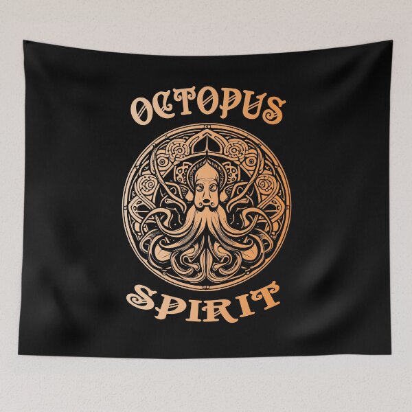 Item preview, Octopus Spirit - Peach designed and sold by Soulemotion.