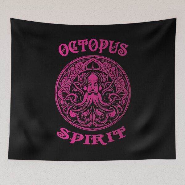 Item preview, Octopus Spirit-pink designed and sold by Soulemotion.