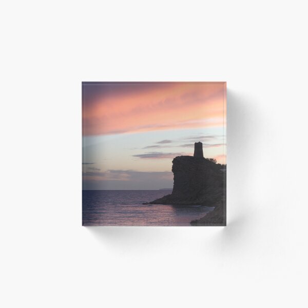 Spanish Sunset Acrylic Block