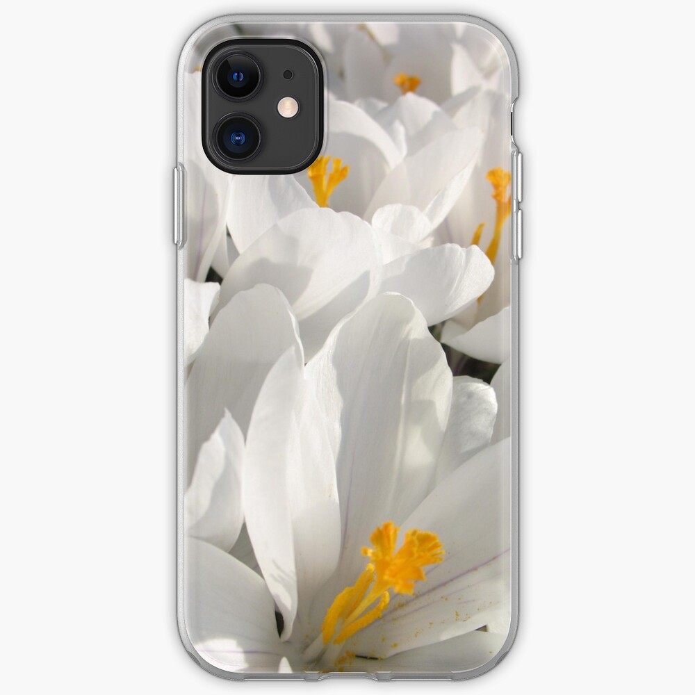 white and gold iPhone Case & Cover