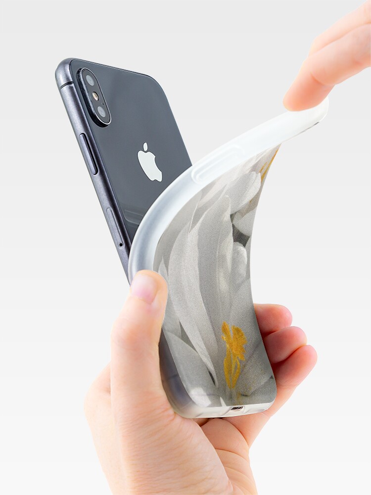 Alternate view of white and gold iPhone Case & Cover