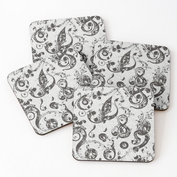 Item preview, Music notes, damask patterns, musical theme designed and sold by CoolPixels.