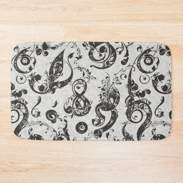Item preview, Music notes, damask patterns, musical theme designed and sold by CoolPixels.