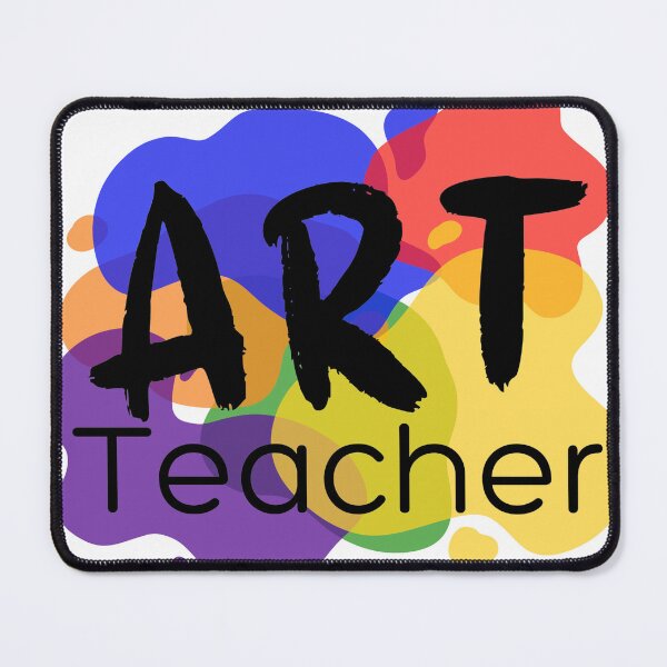 Item preview, Art Teacher Splatter of Colors with Solid Font designed and sold by MakerOfPaper.