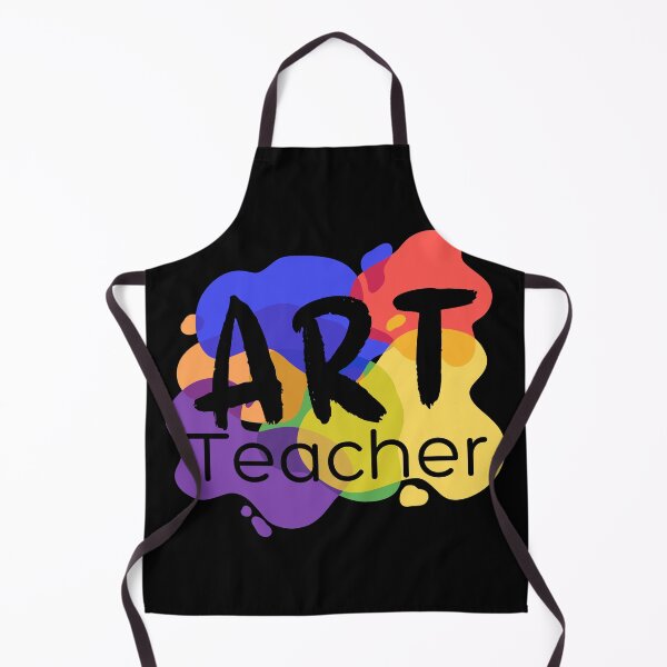 Item preview, Art Teacher Splatter of Colors with Solid Font designed and sold by MakerOfPaper.