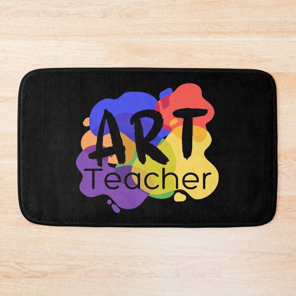 Item preview, Art Teacher Splatter of Colors with Solid Font designed and sold by MakerOfPaper.
