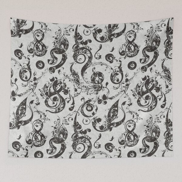 Item preview, Music notes, damask patterns, musical theme designed and sold by CoolPixels.