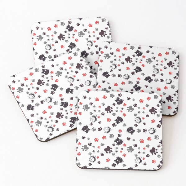 Item preview, Puppy Pitter-Patter Blk/Red designed and sold by GalapaTales.
