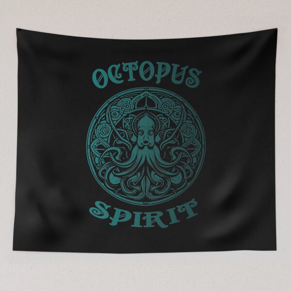 Item preview, Octopus Spirit - Teal designed and sold by Soulemotion.