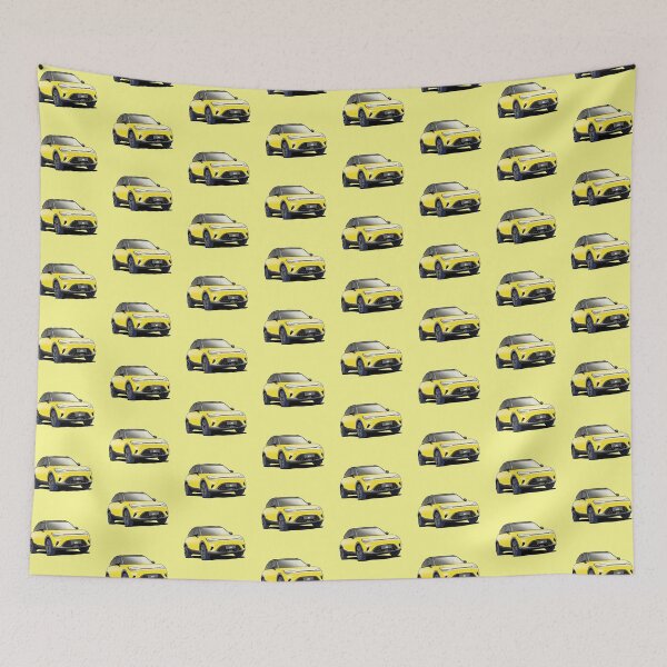 Item preview, Yellow Smart Hashtag One #1 EV car designed and sold by Webazoot Industries - Car Art.