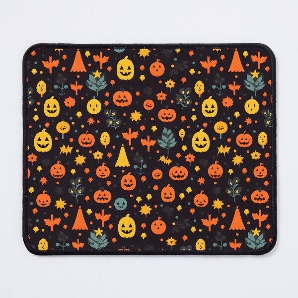 Item preview, Playful Halloween Icons - Yellow and Orange Pumpkins, Autumn Leaves, and Abstract Delights designed and sold by trendyzcom.