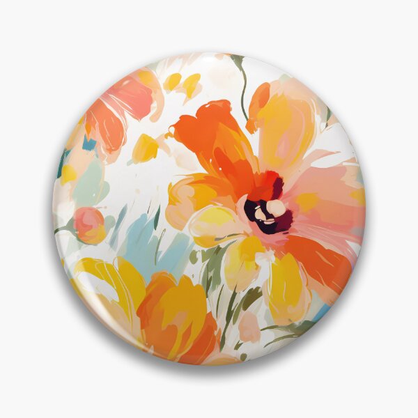 Item preview, Artistic vivid colours abstract oil painting flower 27 designed and sold by UnaWu533.