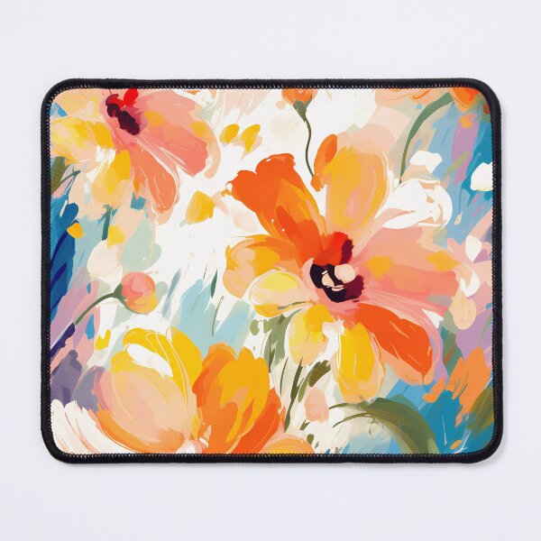 Item preview, Artistic vivid colours abstract oil painting flower 27 designed and sold by UnaWu533.