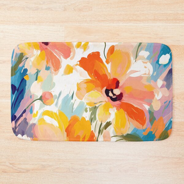 Item preview, Artistic vivid colours abstract oil painting flower 27 designed and sold by UnaWu533.