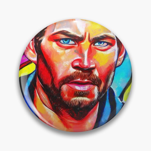 Artikelvorschau, Farbporträt von Paul Walker entworfen und verkauft von bogfl.