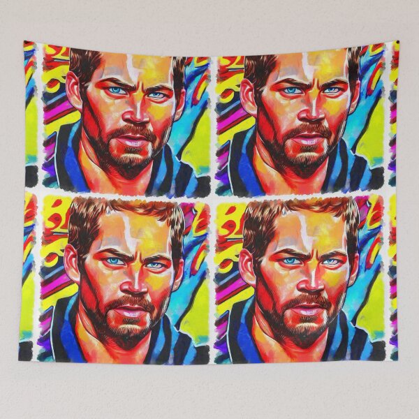 Artikelvorschau, Farbporträt von Paul Walker entworfen und verkauft von bogfl.