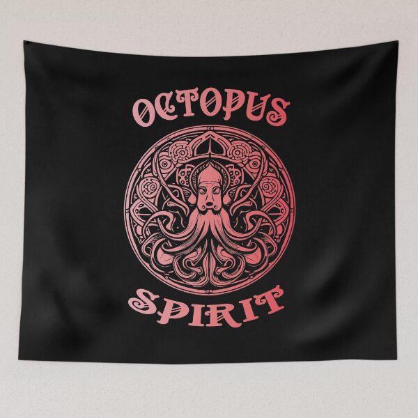 Item preview, Octopus Spirit - Soft Pink designed and sold by Soulemotion.