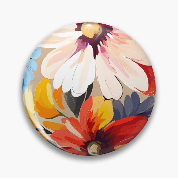 Item preview, Artistic vivid colours abstract oil painting flower 28 designed and sold by UnaWu533.
