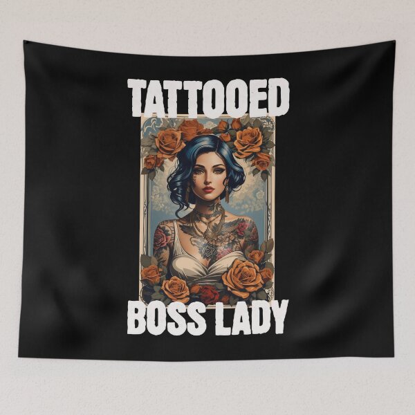 Item preview, Tattooed Boss Lady designed and sold by RishJal.
