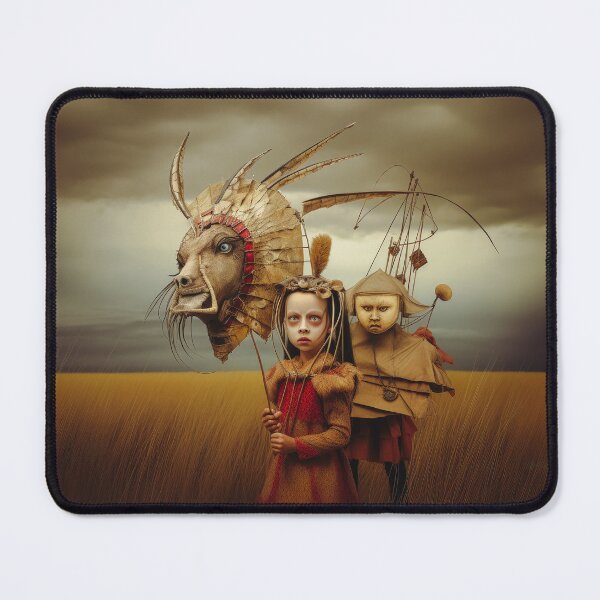 Item preview, Martian Girl w Ceremonial Mask and Friend designed and sold by Peter LOPEZ.