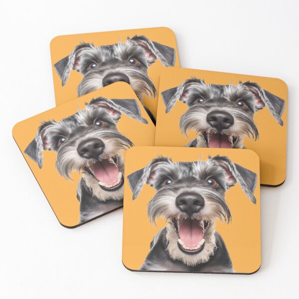Item preview, Smiling Dog - Miniature Schnauzers designed and sold by Infinindy.