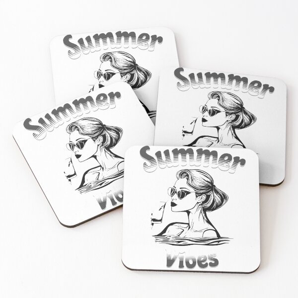 Item preview, Woman with cocktail in the swimming pool - Summer vibes designed and sold by Une Affaire de Filles.