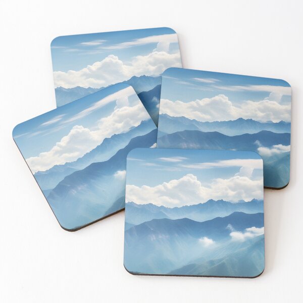 Item preview, Stunning panoramic view of mountain range digital print designed and sold by dcrc.