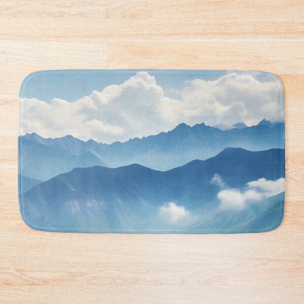 Item preview, Stunning panoramic view of mountain range digital print designed and sold by dcrc.