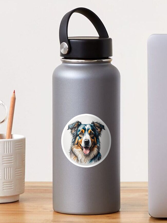 Australian shepherd  Sticker for Sale by Eloise Deschenes