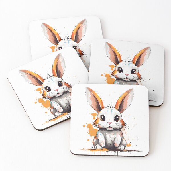 Item preview, Graffiti cute rabbit designed and sold by naatala.