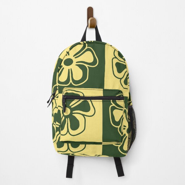 Item preview, Yellow and Green Flower Checkers | Artwork by Julia Healy designed and sold by Julia Healy.