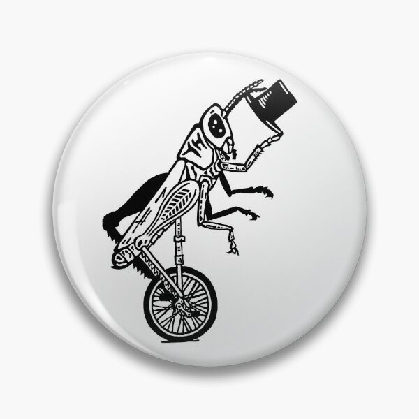 Item preview, Grasshopper on a Unicycle designed and sold by thebugladies.