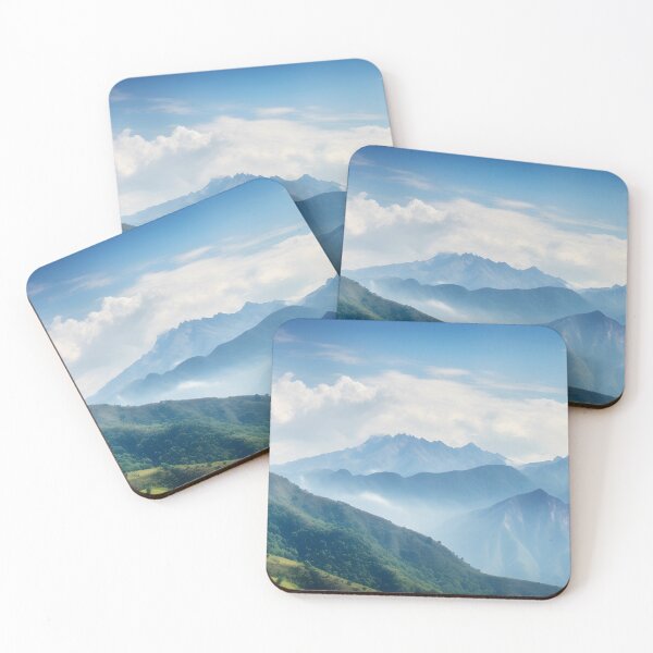 Item preview, Stunning panoramic view of mountain range digital print designed and sold by dcrc.
