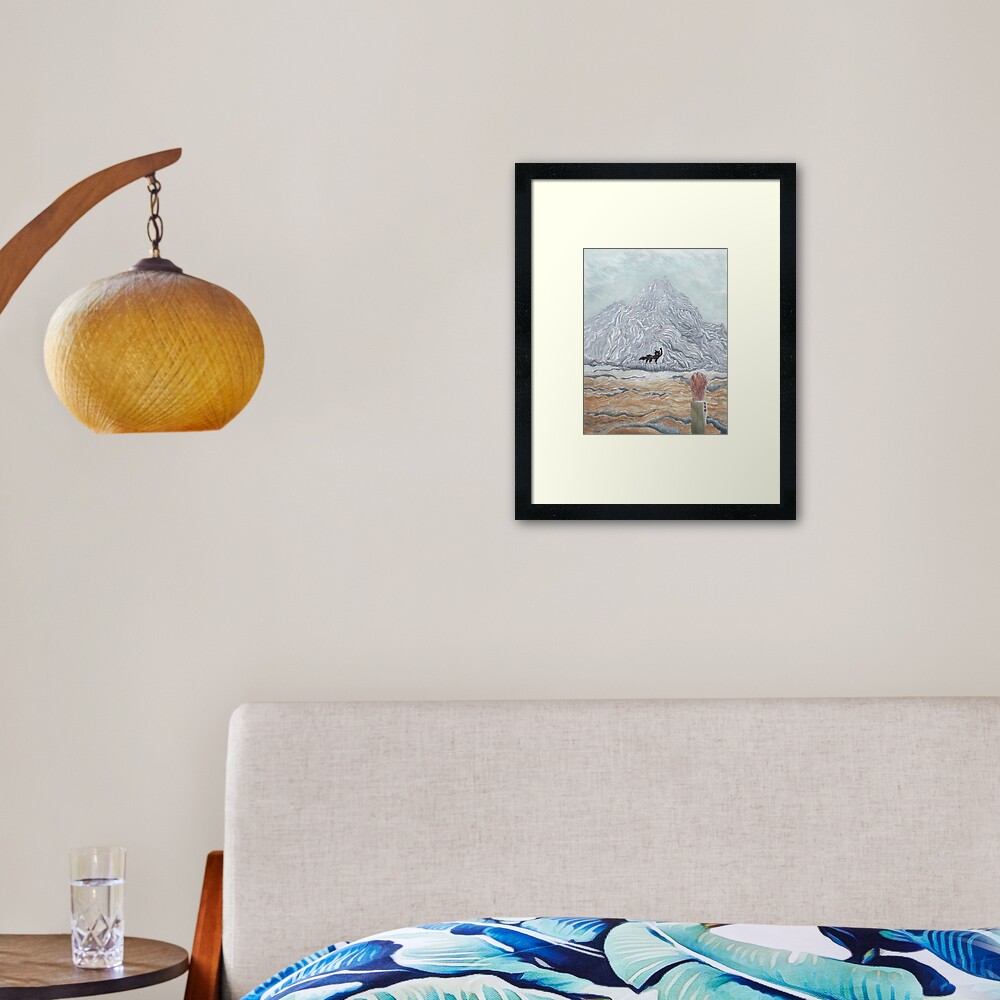 Item preview, Framed Art Print designed and sold by hauntedattics.