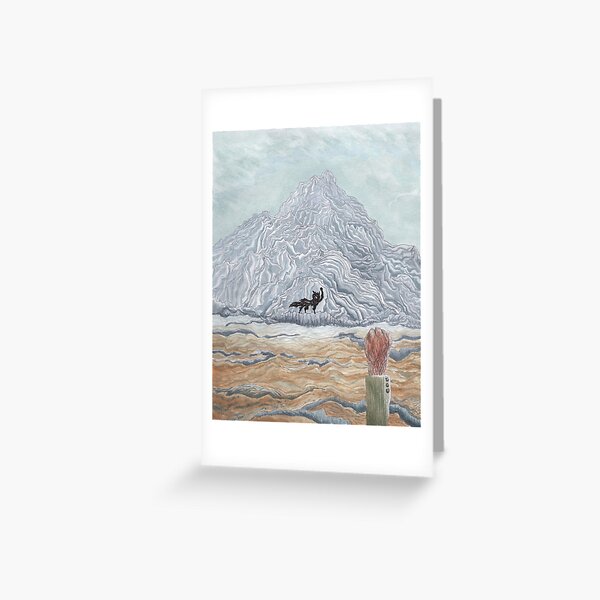 The Winter Wolf - Fantastic Mr Fox by Wes Anderson Greeting Card