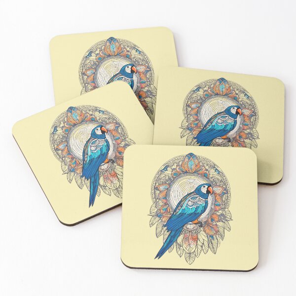 Item preview, stylish parrot designed and sold by SketchysDESIGNS.